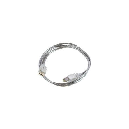 USB2.0 A-B 5m M-M,Transparent