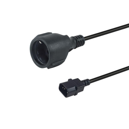 Power Cable Black 0.25 M Iec