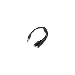 Slim Stereo Y Cable 3.5 to 2x 3.5mm