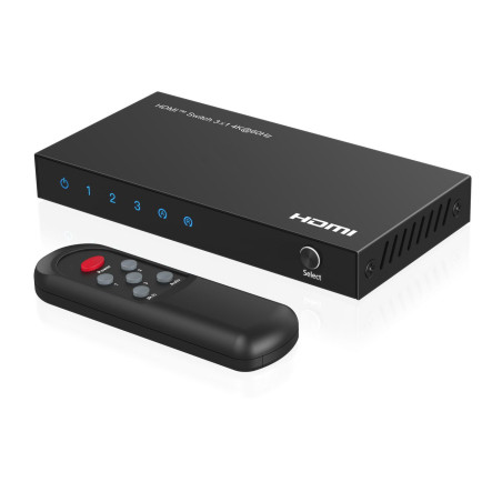 4K@60Hz HDMI Switch 3x1, HDCP