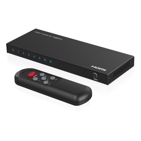 4K@60Hz HDMI Switch 5x1, HDCP