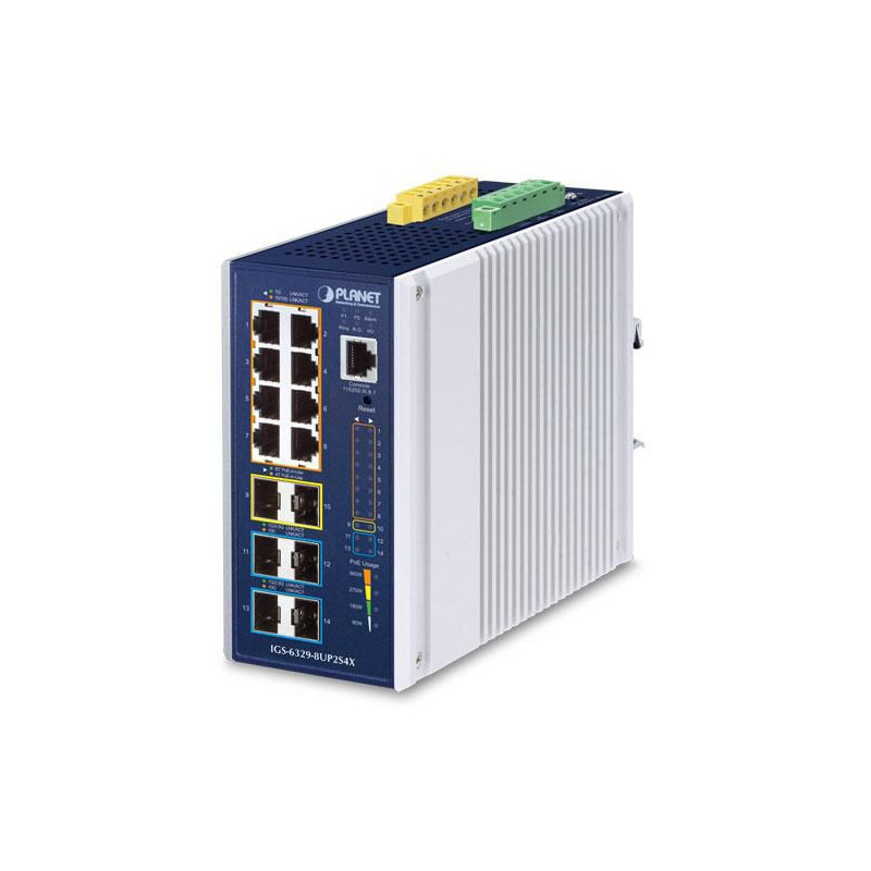 IGS-6329-8UP2S4X - PLANET Industrial L3 8-Port Gestionado | APLIUM