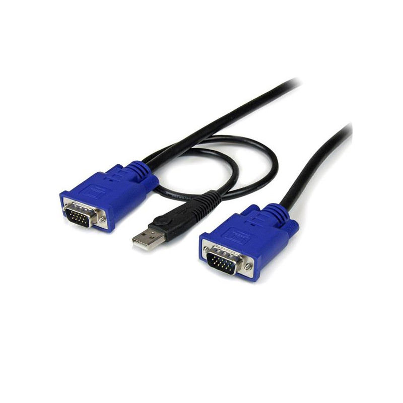 6 ft 2-in-1 Ultra Thin USB KVM Cable