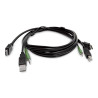 HDMI KVM Cable USB 2.0 3.5mm TAA