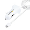 Lightning Car Charger w/Cable 2 Ports