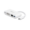 Multiport Adapter - USB C DVI PD White