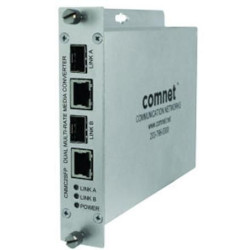 Dual Media Converter, 100Mbps,