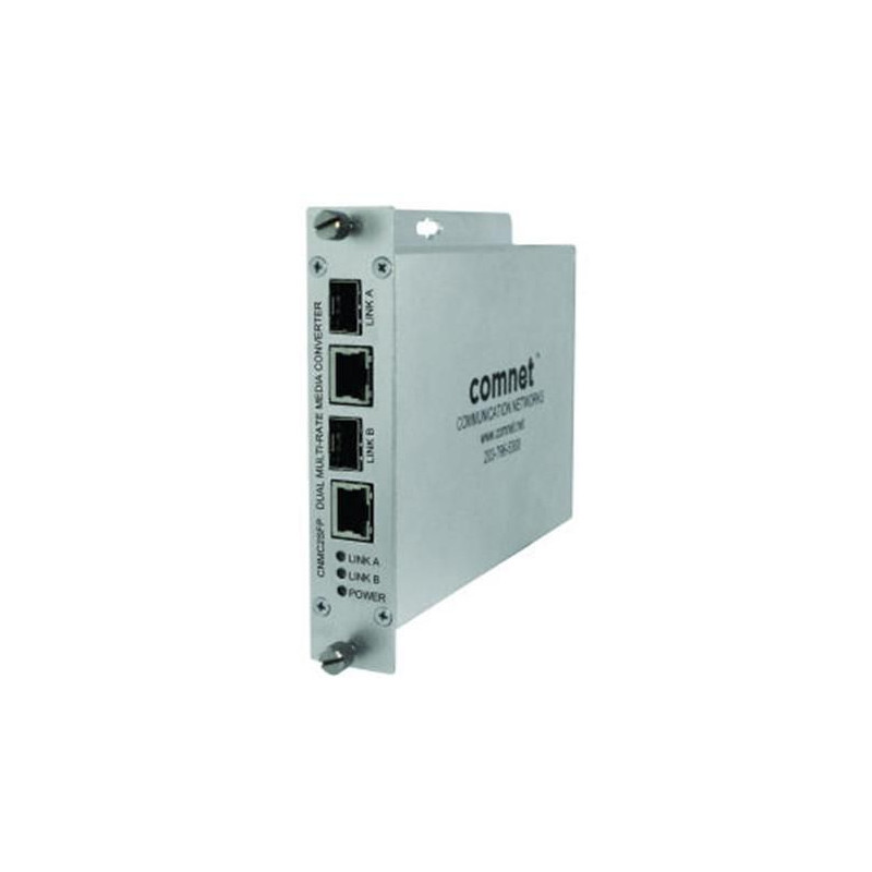Dual Media Converter, 100Mbps,
