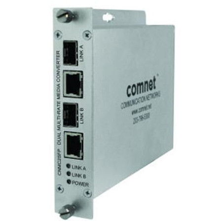 Dual Media Converter, 100Mbps,