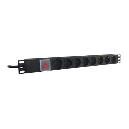 1 RU 8 socket AC strip