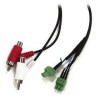 2 x EUROBLOCK RCA cable 1