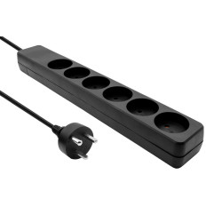 Danish Power Strip 6-way