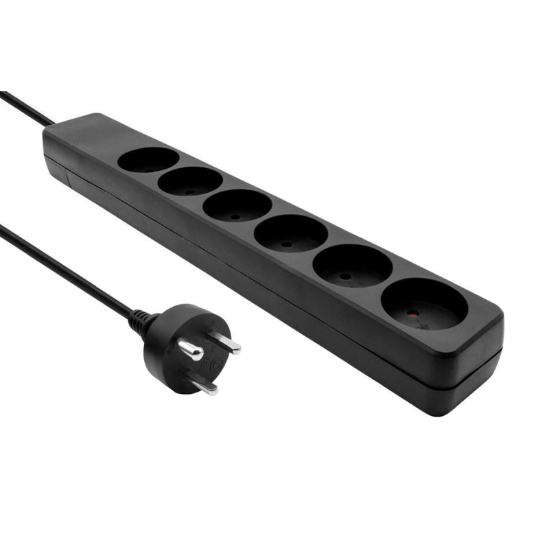 Danish Power Strip 6-way