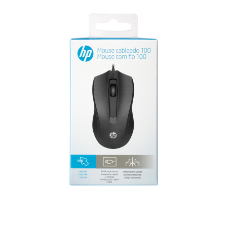 Wired optical mouse with 1600