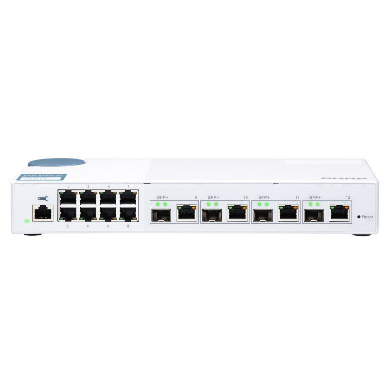 8x1Gbps 4x10G SFP+/NBASE-T webmgd switch