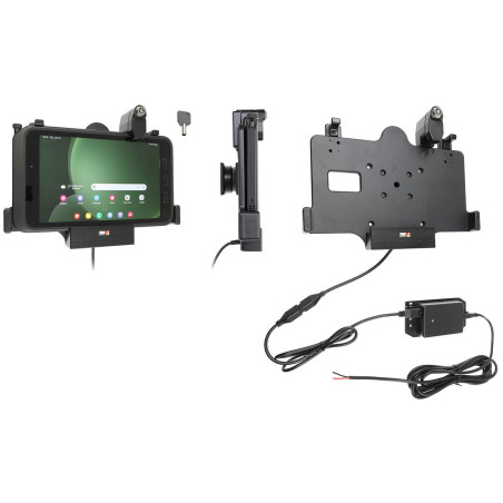 Active holder with key-lock,