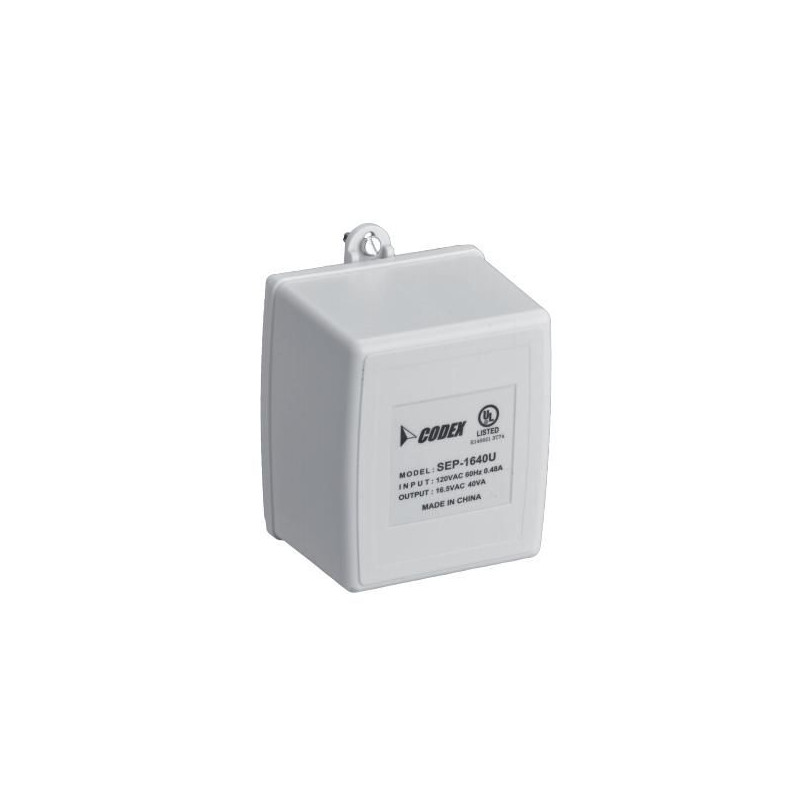 120Vac transformer 16Vac 40VA