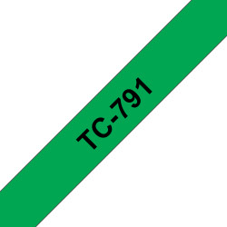 Tape/9mm black on green