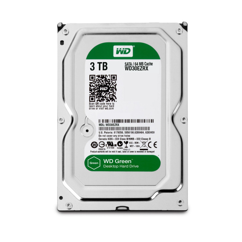 WD Caviar Green 3TB 64MB Cache