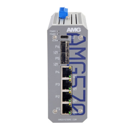 Industrial Managed Switch, 4x