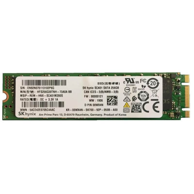 SSD, 256GB, SATA3, M.2,