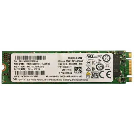 SSD, 256GB, SATA3, M.2,