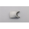 Hinge cover Bottom C4 Silver