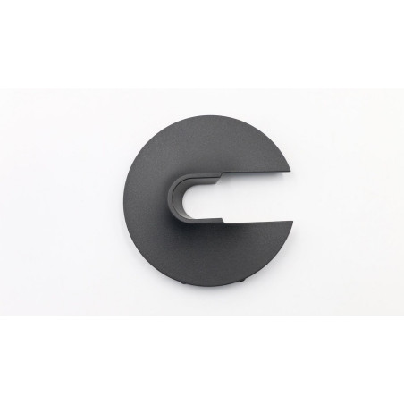 Black hinge cover top for