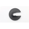 Black hinge cover top for