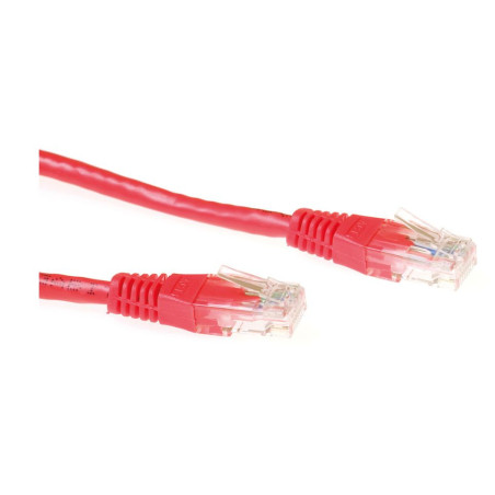 U/UTP CAT6 5M Red PVC