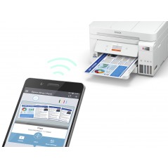 Epson EcoTank Impresora multifunción ET-4856 A4 con depósito de tinta, conexión Wi-Fi, Inyección de tinta, Impresión a color, 48