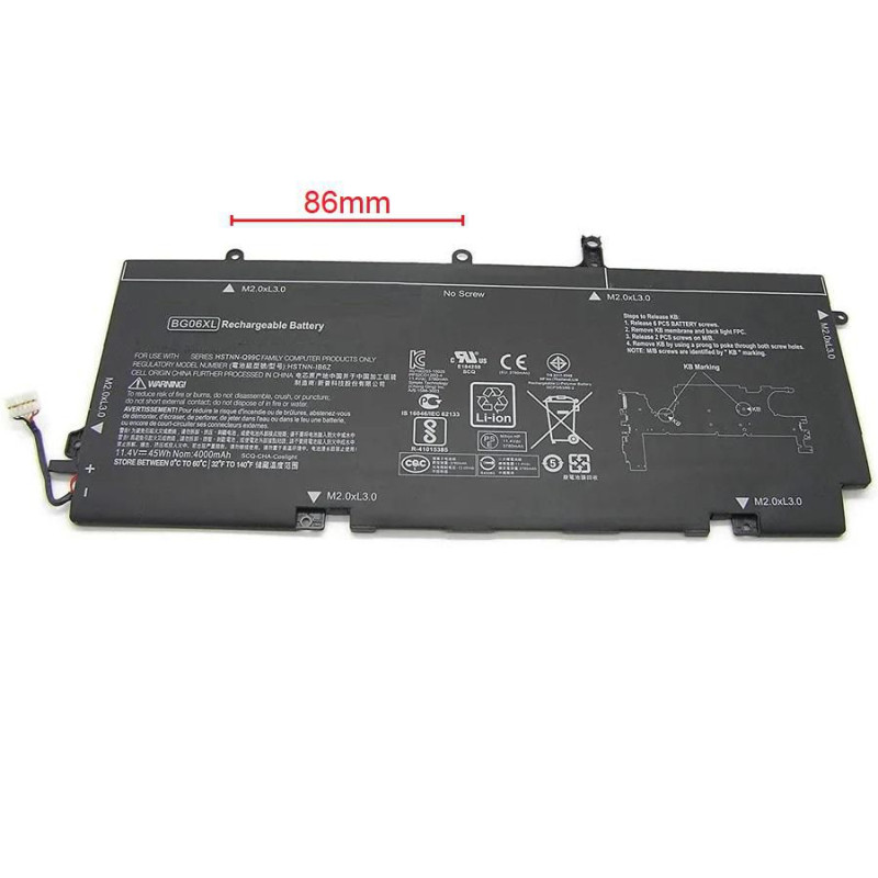 Laptop Battery for HP 36.00Wh