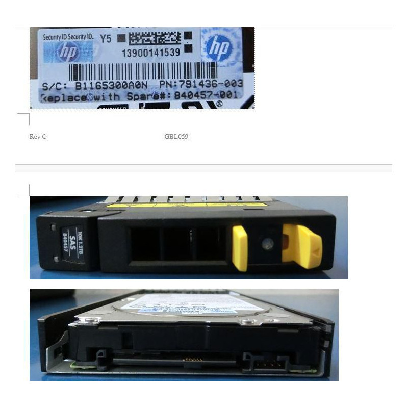 DRV 1.2TB HDD 6G SAS SFF
