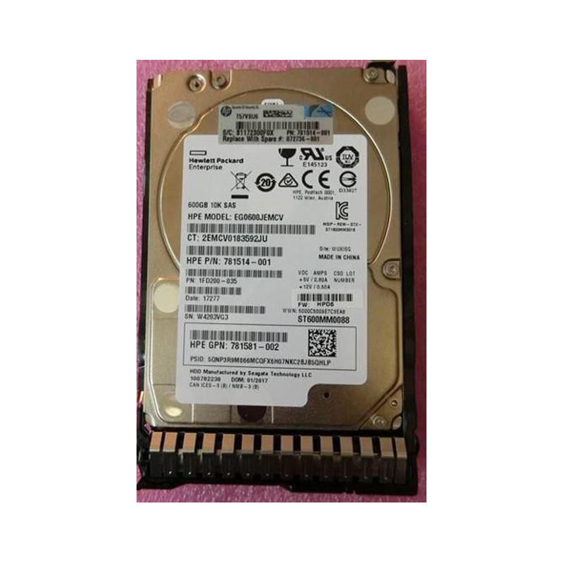 600GB SAS 12G 10K SFF SC DS