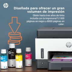 HP Smart Tank Impresora multifunción 7605, Inyección de tinta térmica, Impresión a color, 4800 x 1200 DPI, A4, Impresión directa