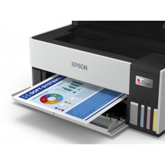 Epson EcoTank ET-5170, Inyección de tinta, Impresión a color, 4800 x 1200 DPI, A4, Impresión directa, Negro, Blanco