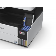 Epson EcoTank ET-5170, Inyección de tinta, Impresión a color, 4800 x 1200 DPI, A4, Impresión directa, Negro, Blanco