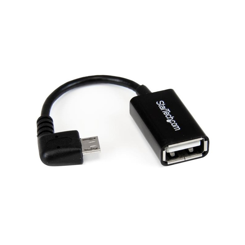 5in Right Angle Micro USB OTG Adapter
