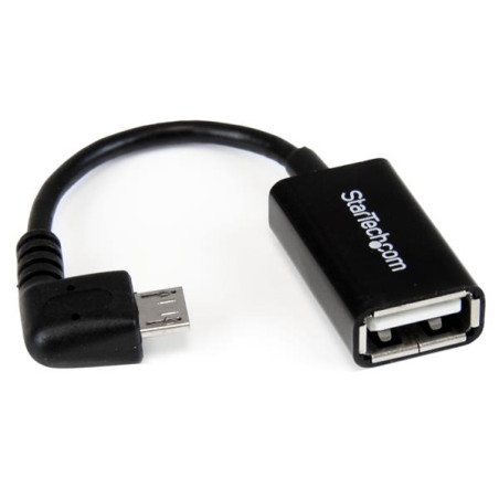 5in Right Angle Micro USB OTG Adapter