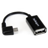 5in Right Angle Micro USB OTG Adapter