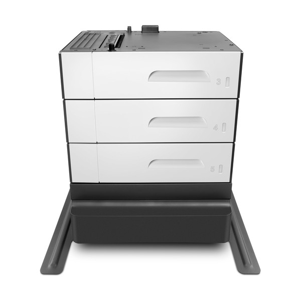 HP Soporte y bandeja de papel para PageWide Enterprise, 3x500, PageWide Enterprise Color MFP 586, Negro, Gris, Negocios, Empresa