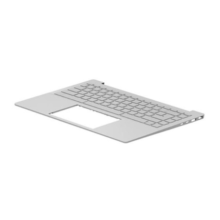 Gray top cover with keyboard