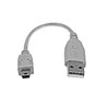 6in Mini USB 2.0 Cable - A to Mini B