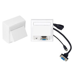 Wall box VGA, HDMI + 3,5mm