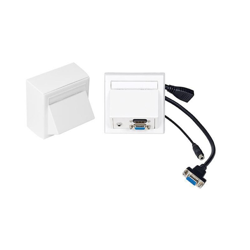 Wall box VGA, HDMI + 3,5mm
