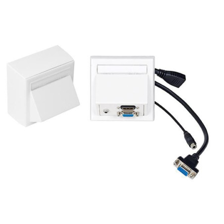 Wall box VGA, HDMI + 3,5mm