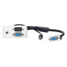 Outlet Panel HDMI + VGA + AUD