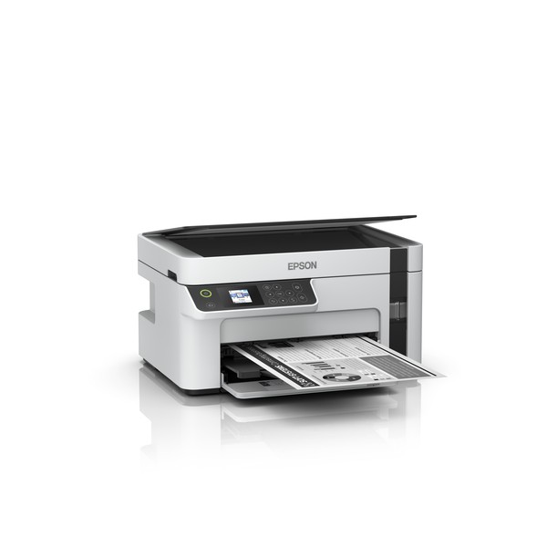 Epson EcoTank ET-M2120, Inyección de tinta, Impresión en blanco y negro, 1440 x 720 DPI, A4, Impresión directa, Negro, Blanco