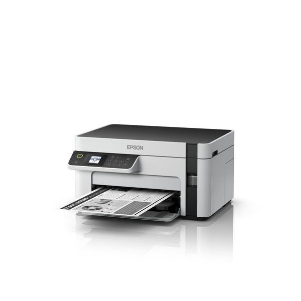 Epson EcoTank ET-M2120, Inyección de tinta, Impresión en blanco y negro, 1440 x 720 DPI, A4, Impresión directa, Negro, Blanco