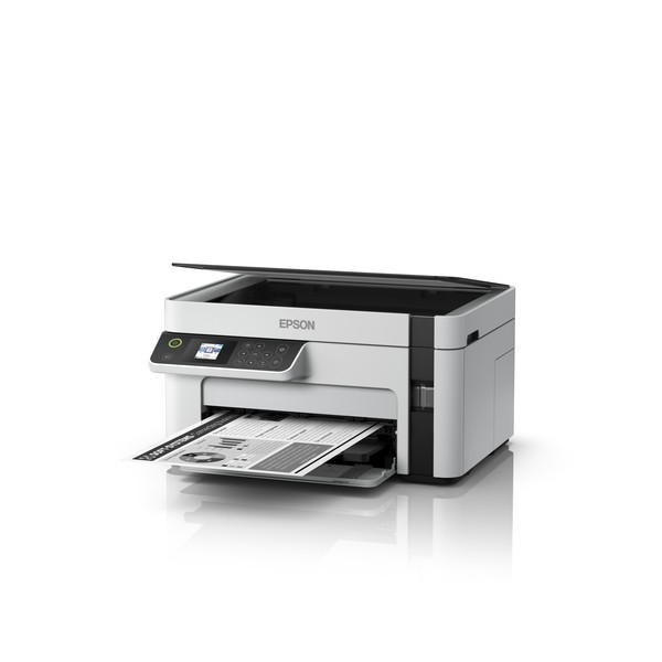 Epson EcoTank ET-M2120, Inyección de tinta, Impresión en blanco y negro, 1440 x 720 DPI, A4, Impresión directa, Negro, Blanco